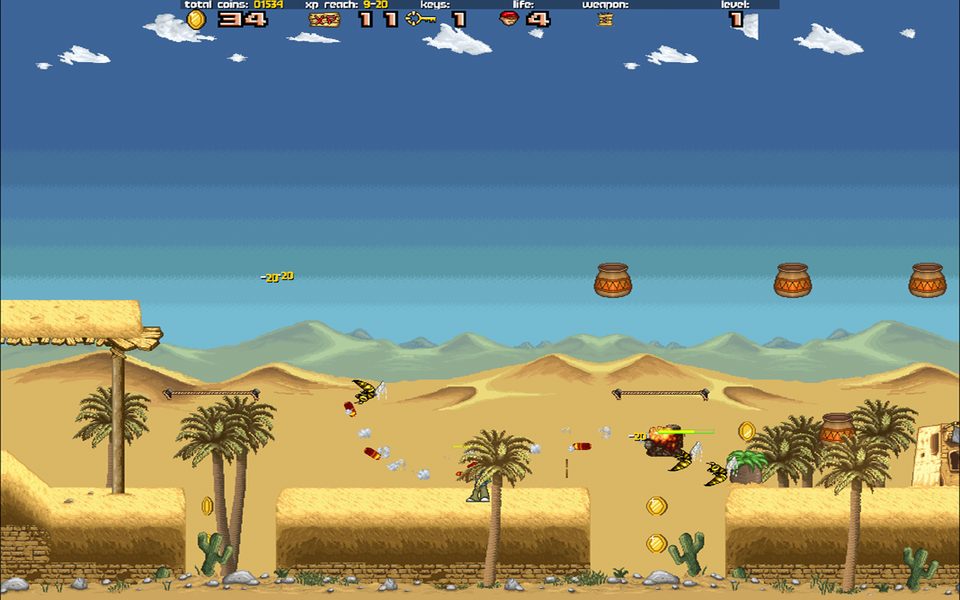 Barney gameplay in the dunes